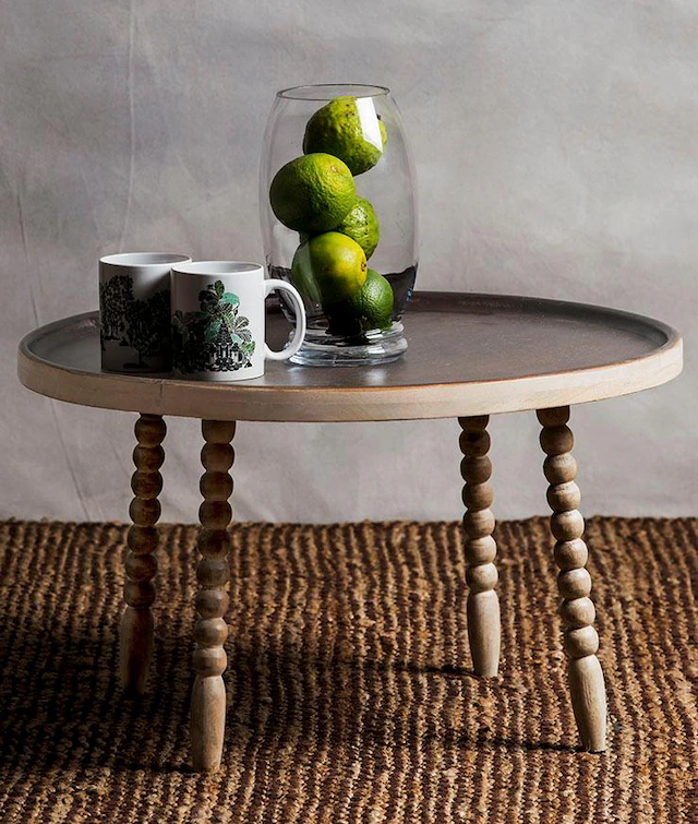 Home affaire Couchtisch »Kayakalp« Massivholz Mango, Handarbeit