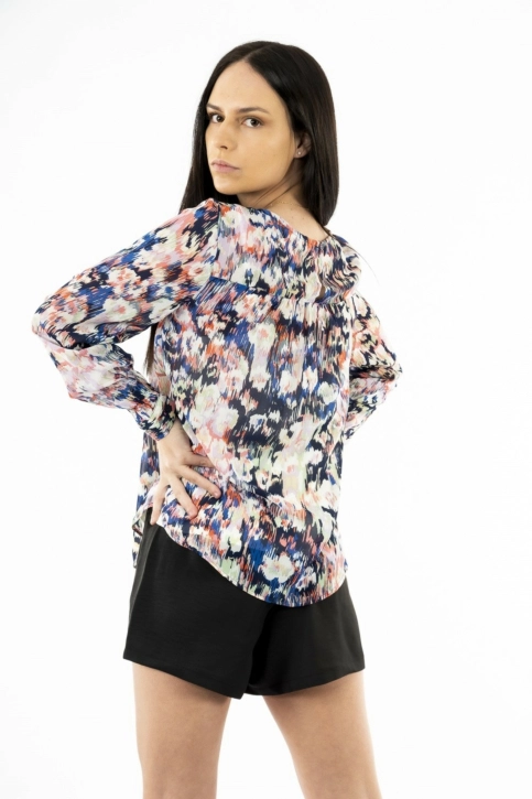 tee shirt manches longues only zoe cloud dancer