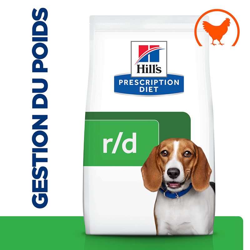 Hill's Prescription Diet Canine r/d Weight Reduction à Prix Discount | bitiba.fr