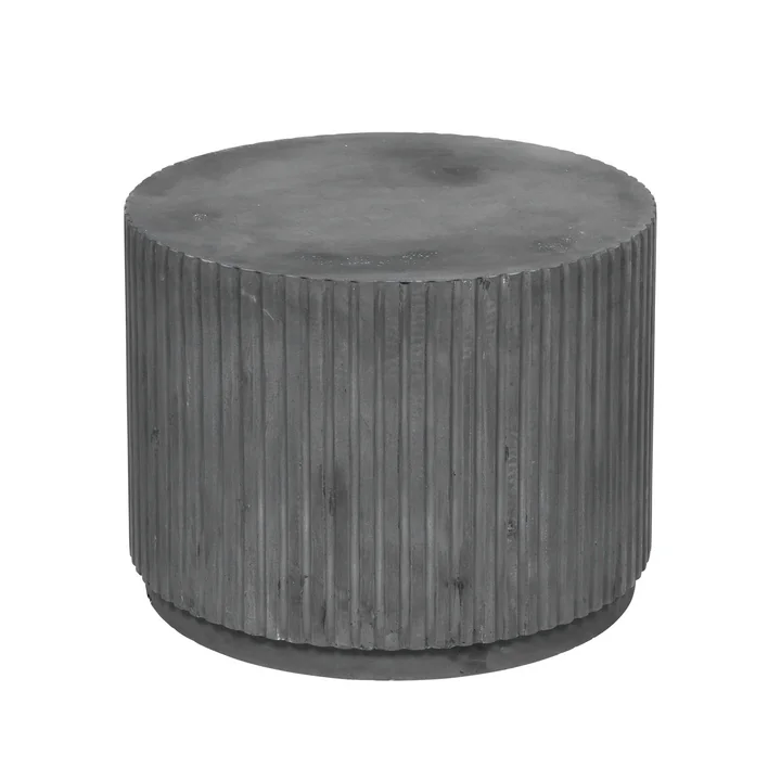 Broste Copenhagen - Rillo Beistelltisch, Ø 56 x H 42 cm, charcoal