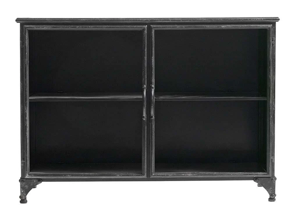 Nordal  Downtown skænk i jern, sort - 74x104 cm.