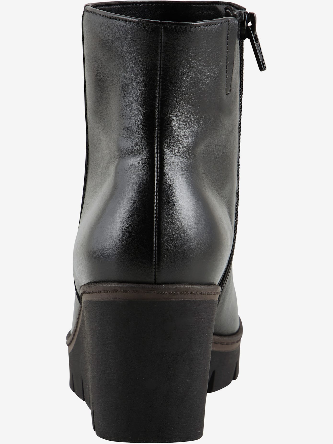Bottines compensées cuir lisse de veau de qualité