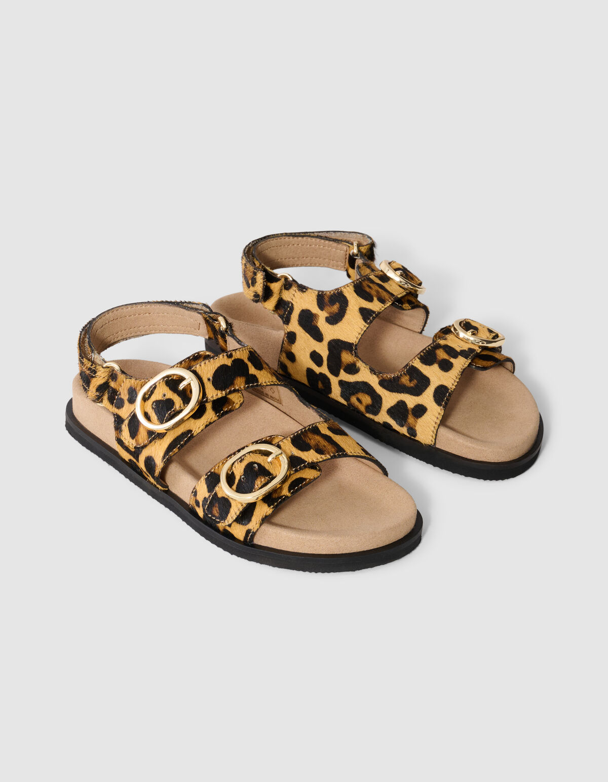 Leopard Sandaal Bruin