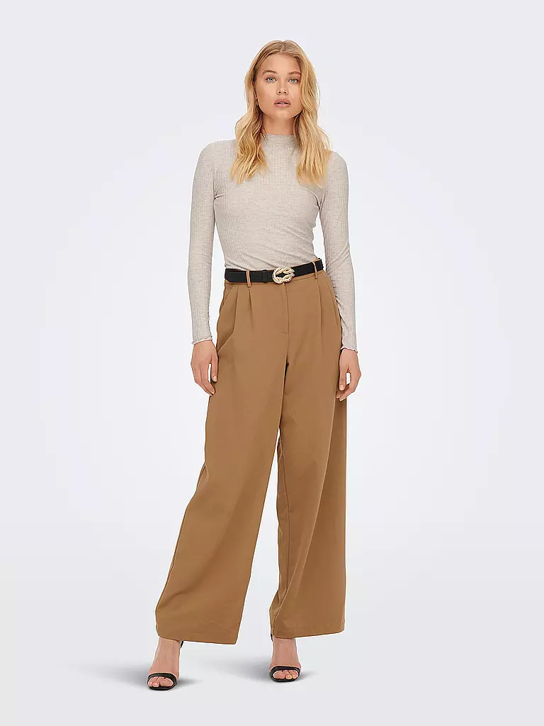 ONLY Langarmshirt ONLEMMA  beige
