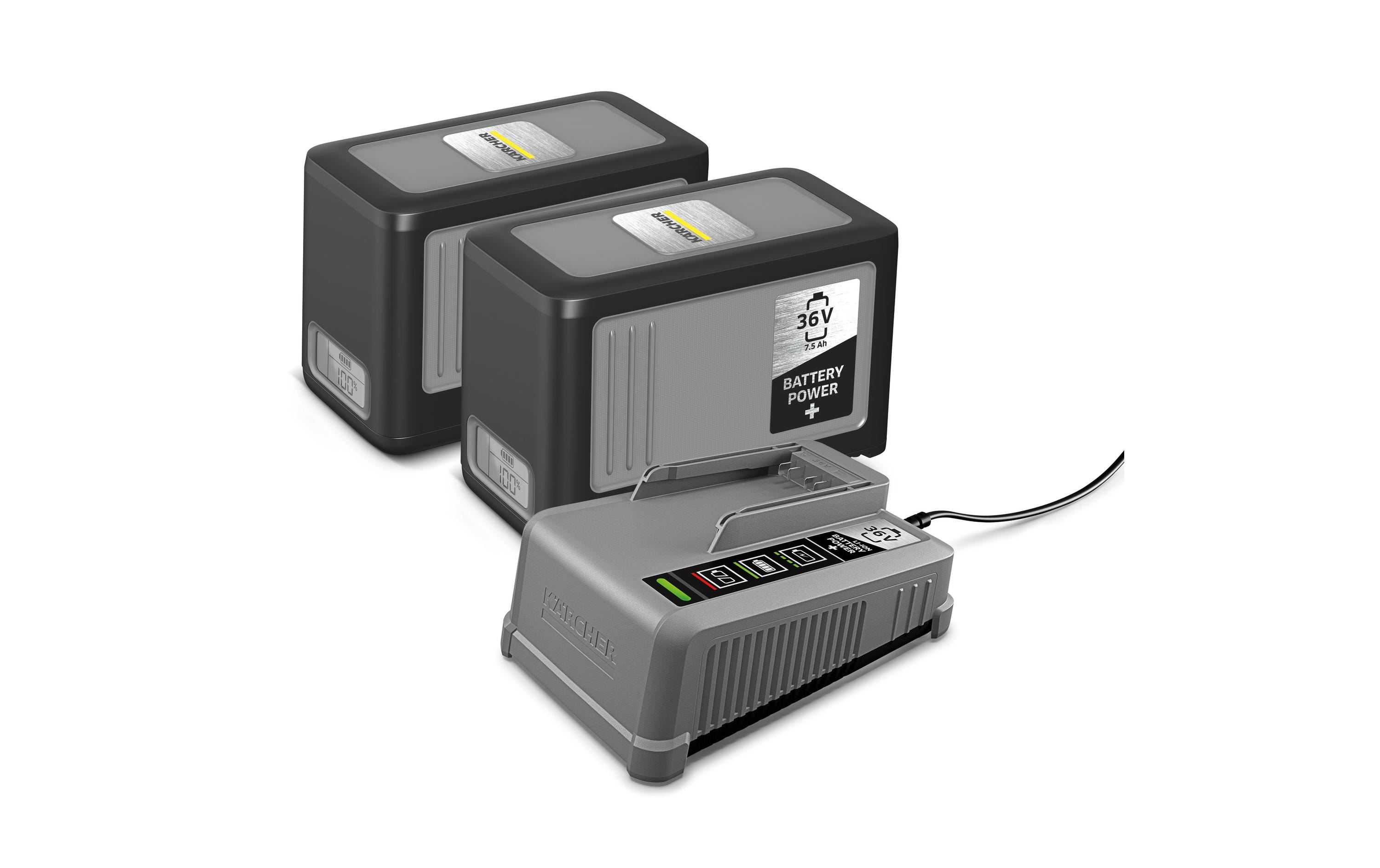 Akku Starterset Battery Power+ 36/75<br>Leistungsstarker und sehr ausdauernder Akku mit innovativer Real Time Technology