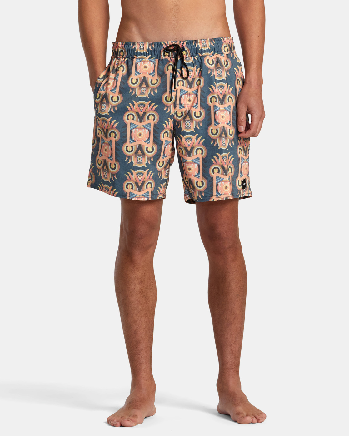 Rvca Redondo Elastic Boardshort Cool Blue