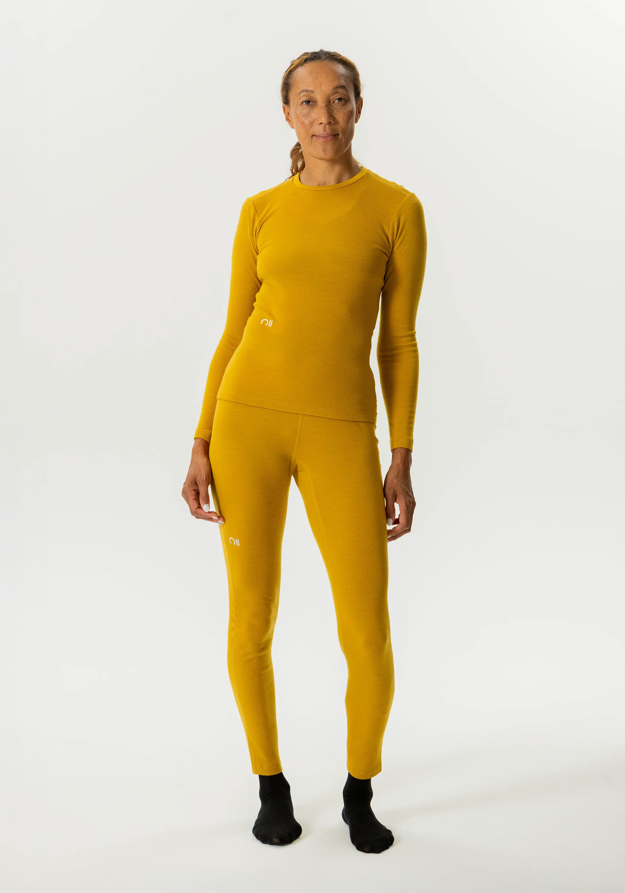 Rotauf Damen-Longsleeve Eco Merino 200 Amber