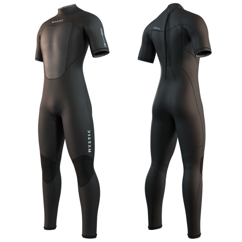 Combinaison neoprene mystic brand flatlock ss 3-2 backzip noir
