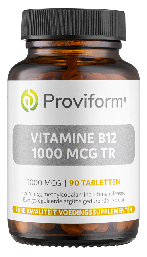 Proviform Vitamine B12 – 1000 Mcg Methylcobalamine Time Released (90 tabletten)