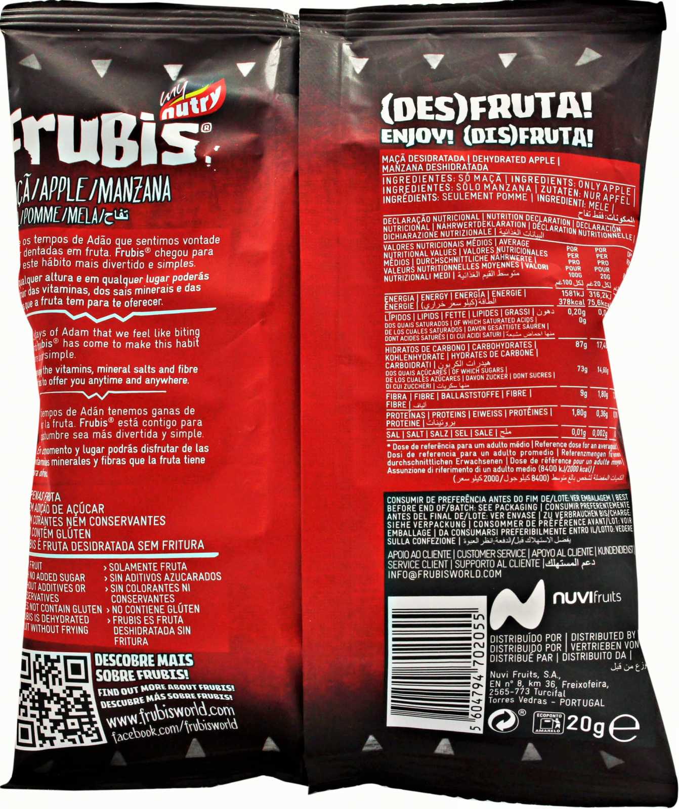 Frubis Maçã 20g