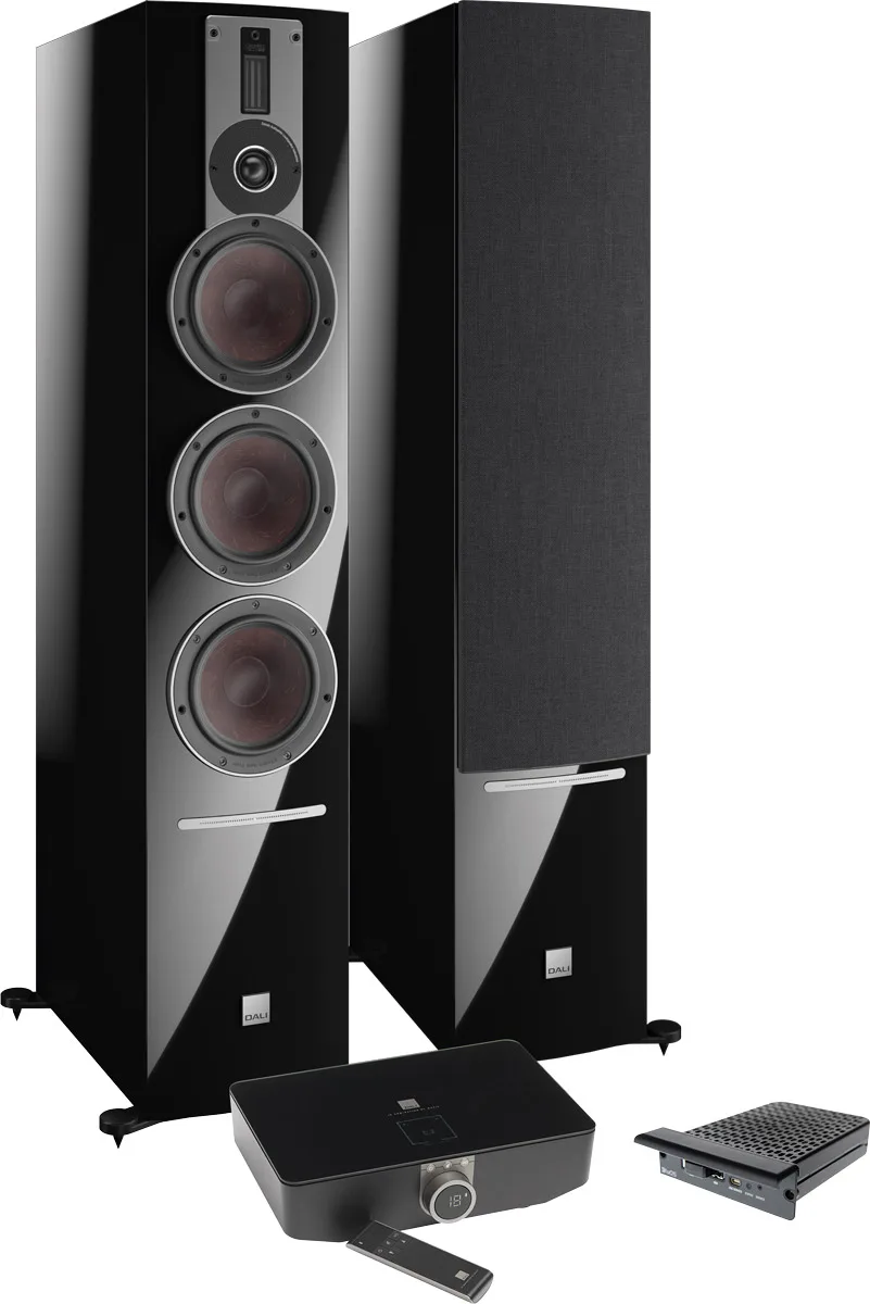 Dali Rubicon 8C Noir laqué   Sound Hub   NPM-2i BluOS Enceintes sans fil hi-fi