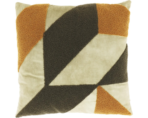 Decoratief kussen Loki groen geel wit 45x45 cm