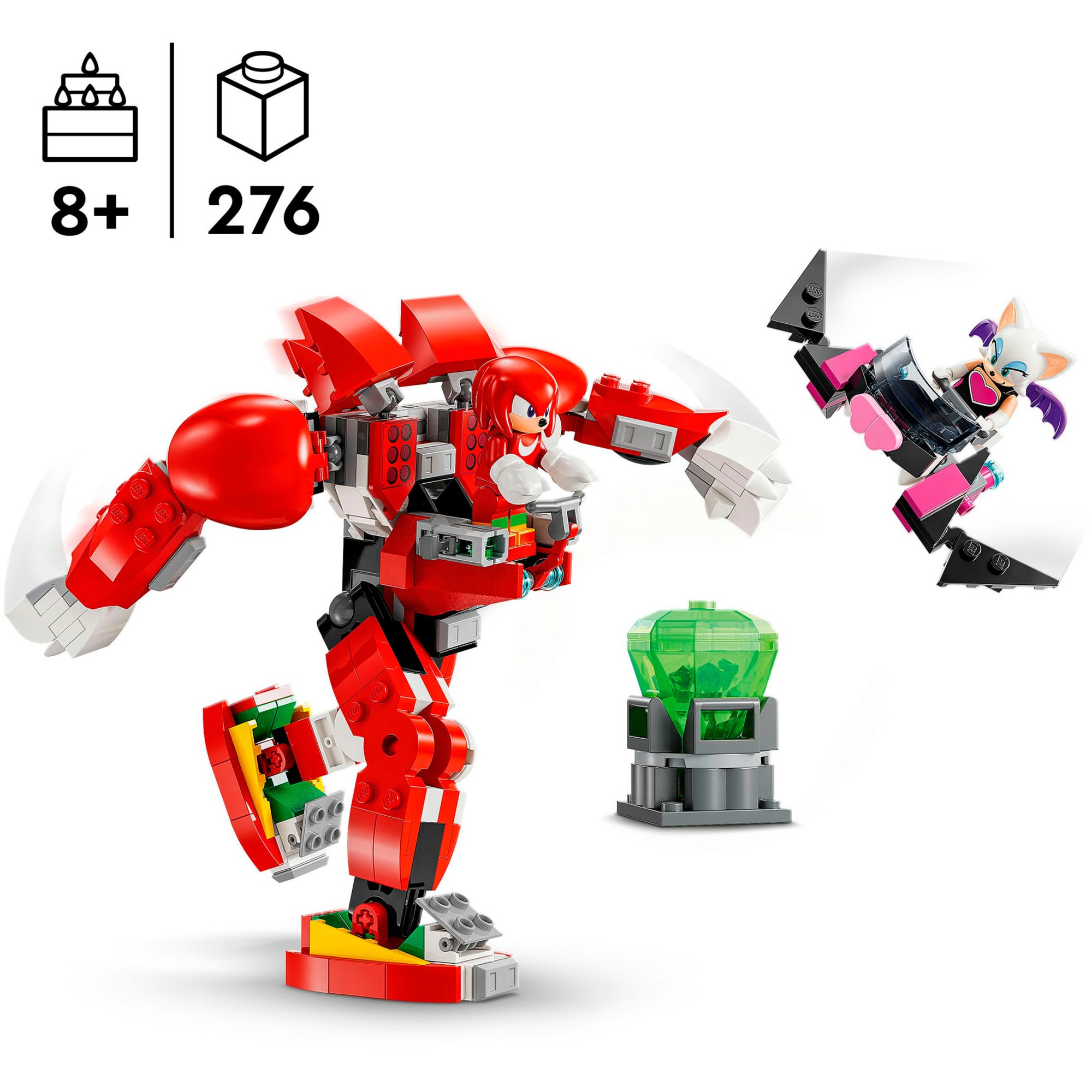 LEGO Konstruktionsspielzeug Sonic the Hedgehog Knuckles' Wächter-Mech