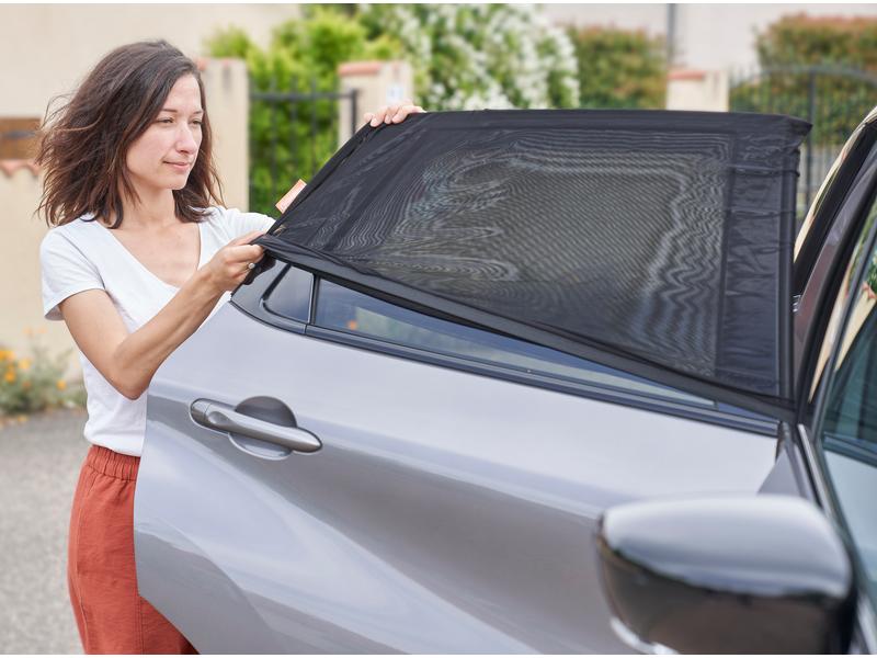 Badabulle Sonnenblende 2er Set Zwei Sonnenblenden im Set fürs Auto