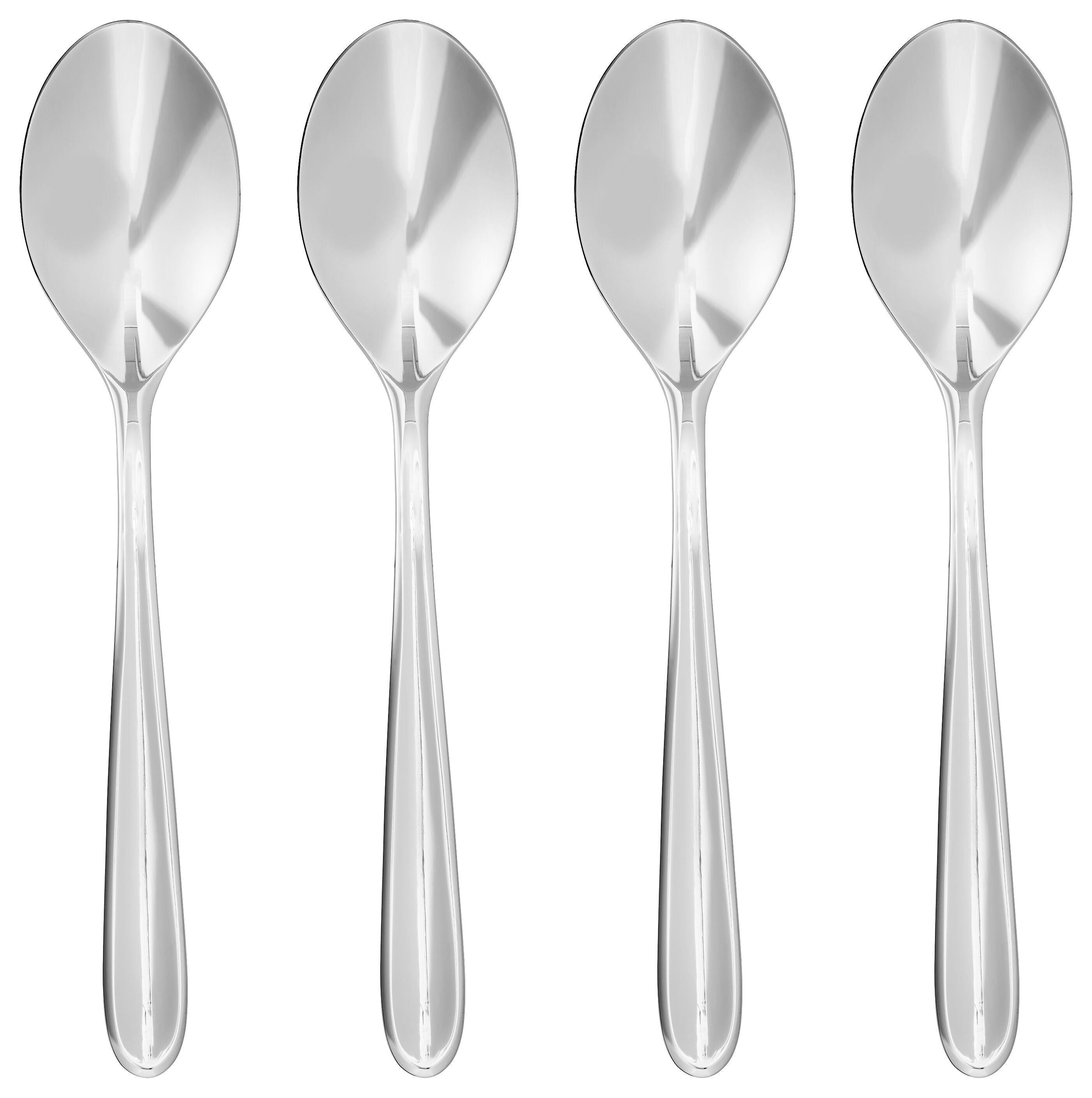 SOLA LAURIANNE Esslöffel-Set - Chrom / B: 4.0 cm x T: 2.0 cm x H: 20.2 cm