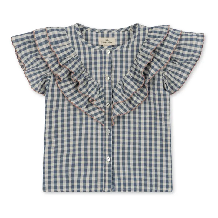 Konges Sløjd Blouse Kim Coton Bio | Bleu gris