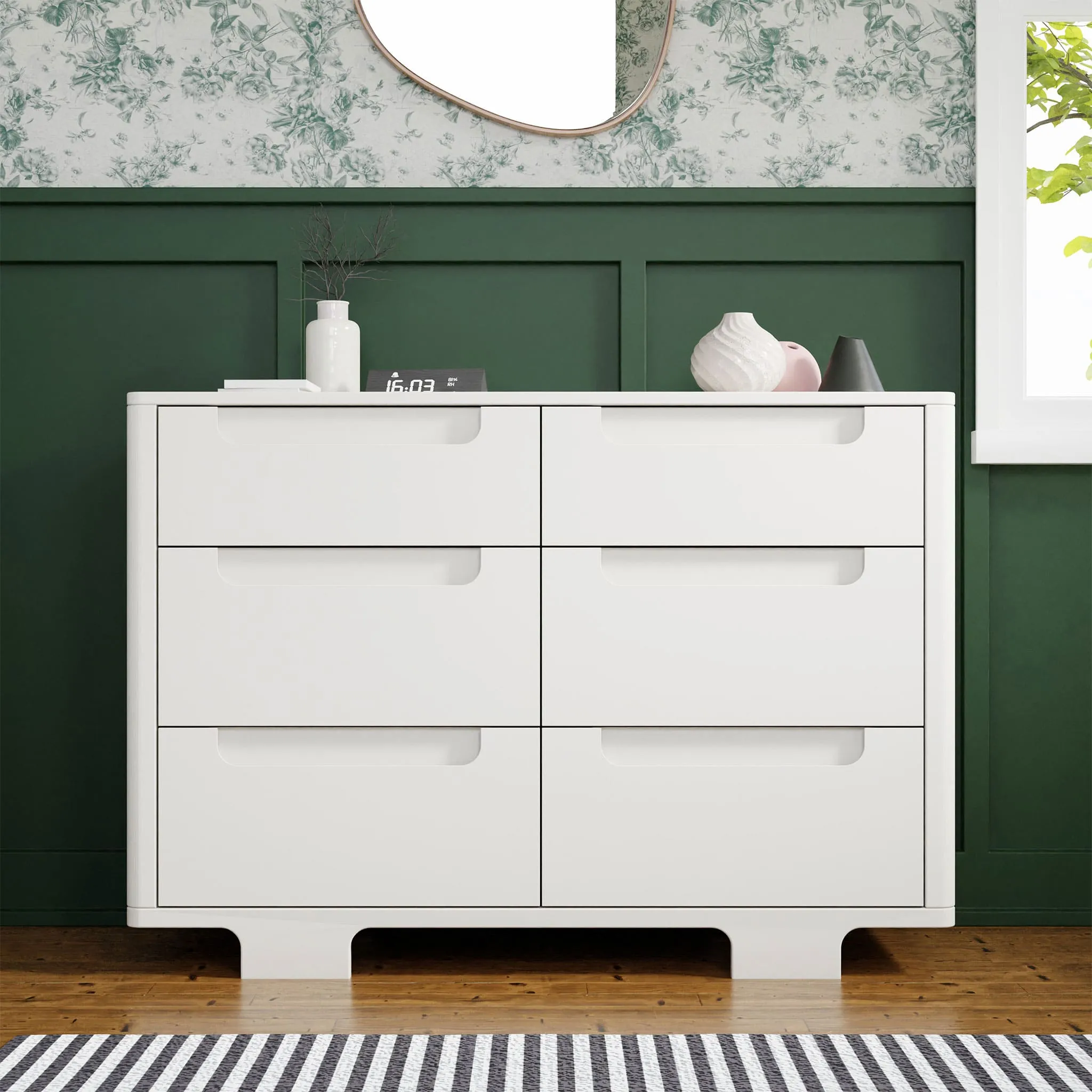 Babyletto Bureau 6 Tiroirs Yuzu - Blanc