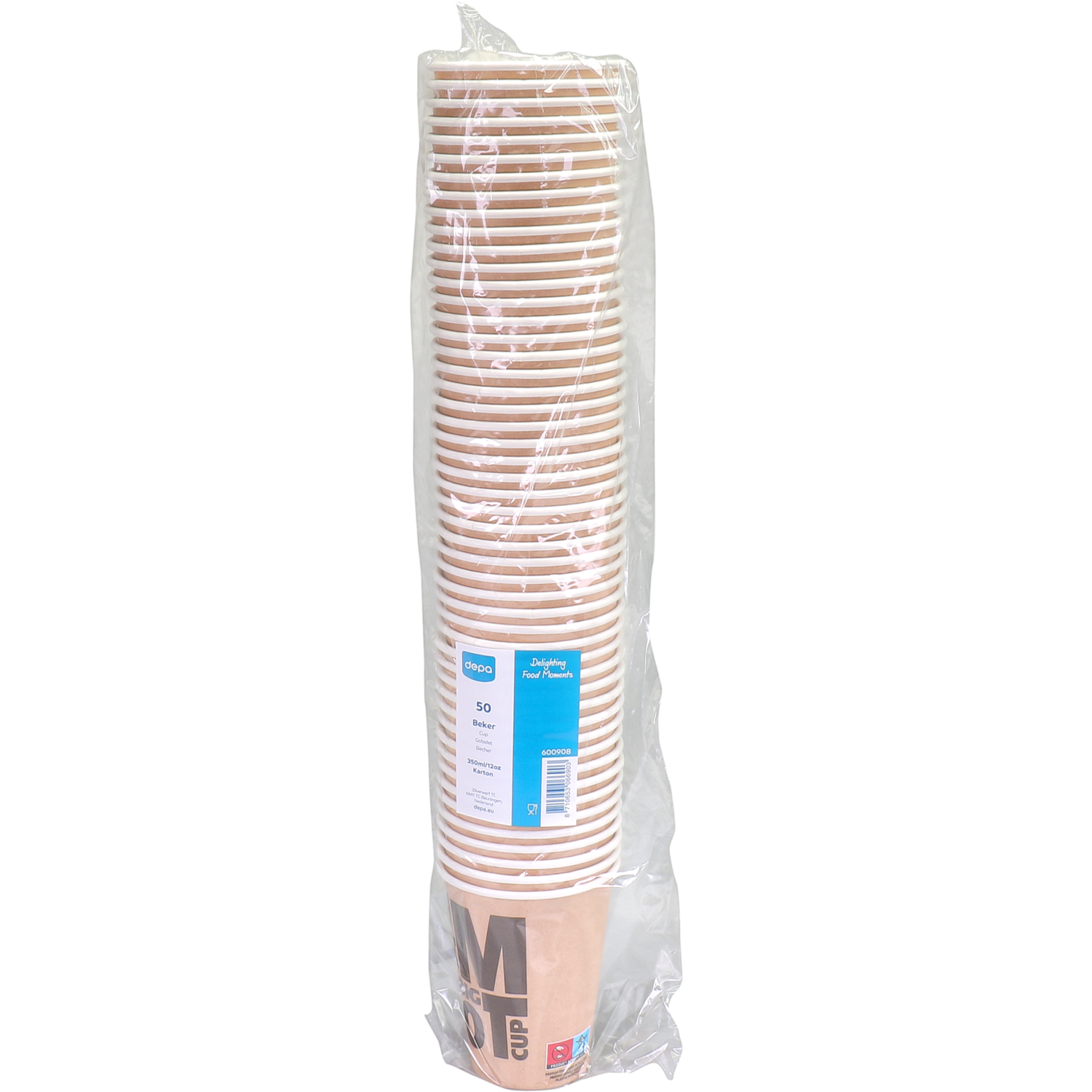 Depa, Koffiebeker, I´M a HOT cup, Karton + PE, 400ml, 12oz, 110mm,