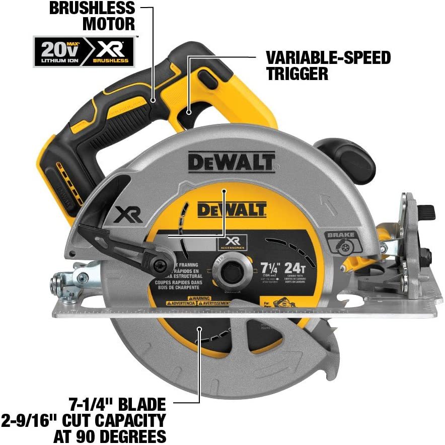 DEWALT 20V MAX XR Brushless Combo Kit, Compact 6 Tool (DCK684D2)