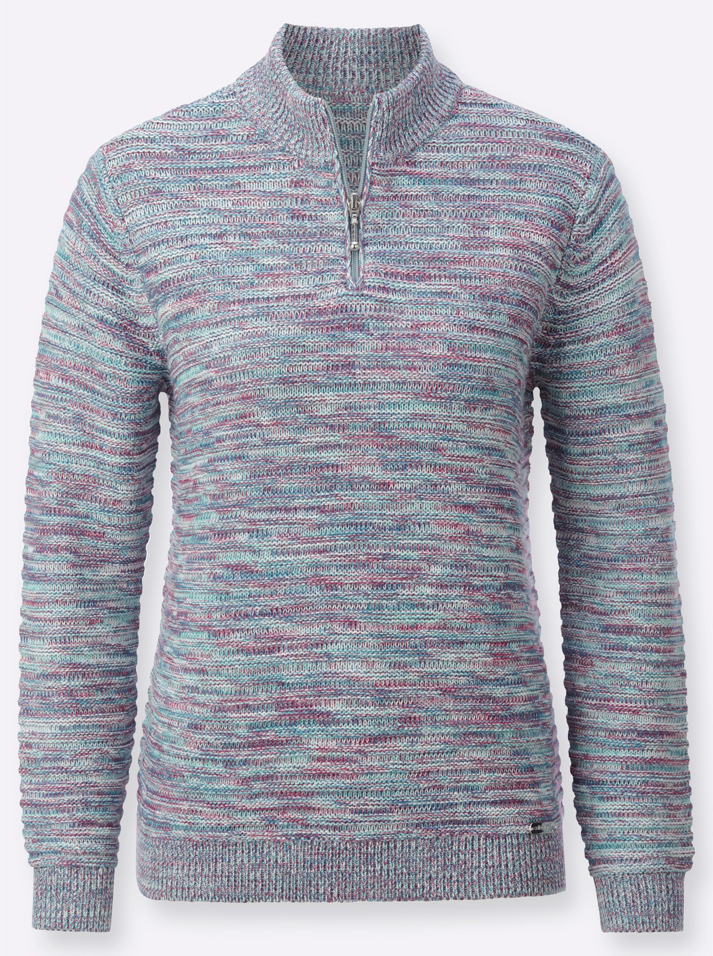 Pullover in topas-erika-meliert