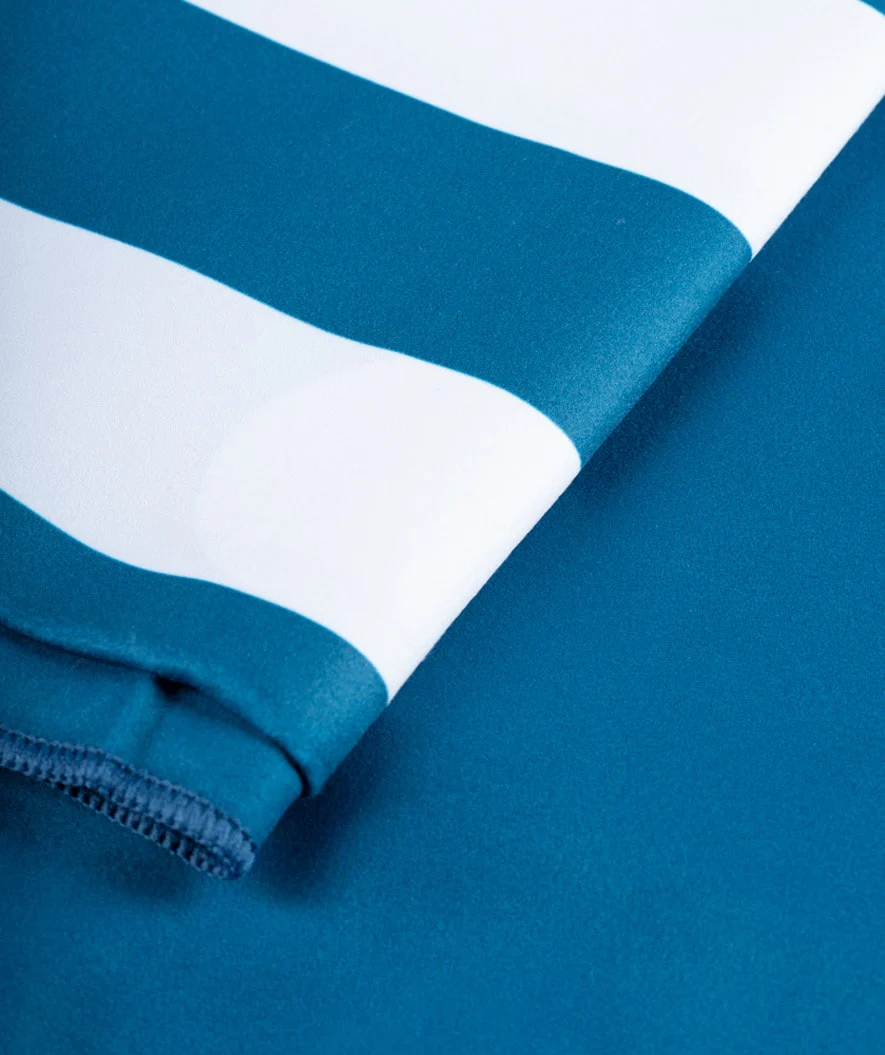 Watery microfiber håndklæde (160 x 80 cm) - Eco Nebraska - Blå