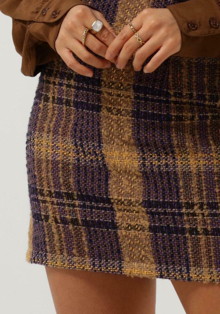 AMAYA AMSTERDAM paarse amaya amsterdam minirok lona skirt