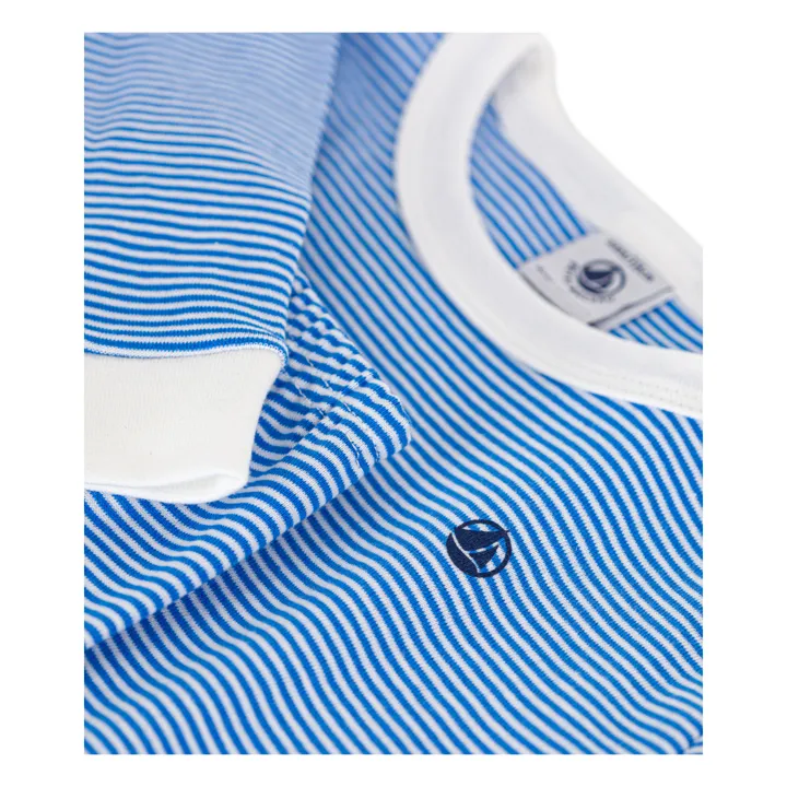 Petit Bateau Ensemble Pyjama Manioc Rayé | Bleu