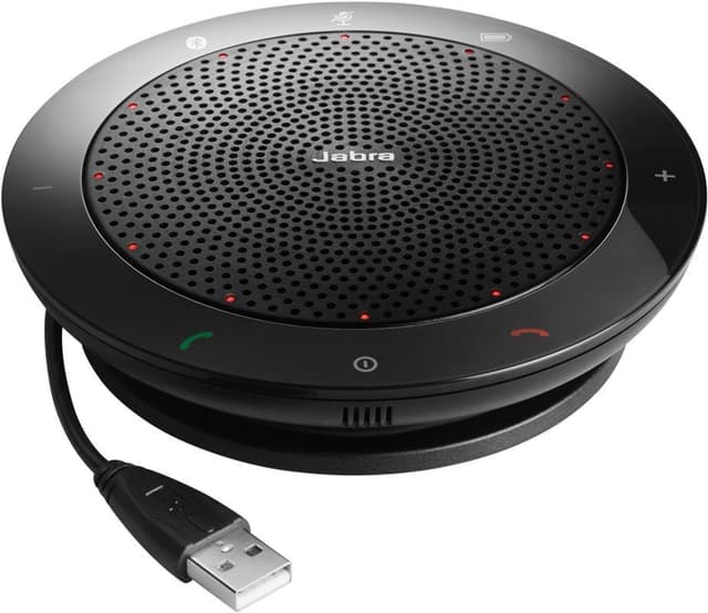 Jabra Speak 510 , Bluetooth-højtalertelefon, UC, USB, sort