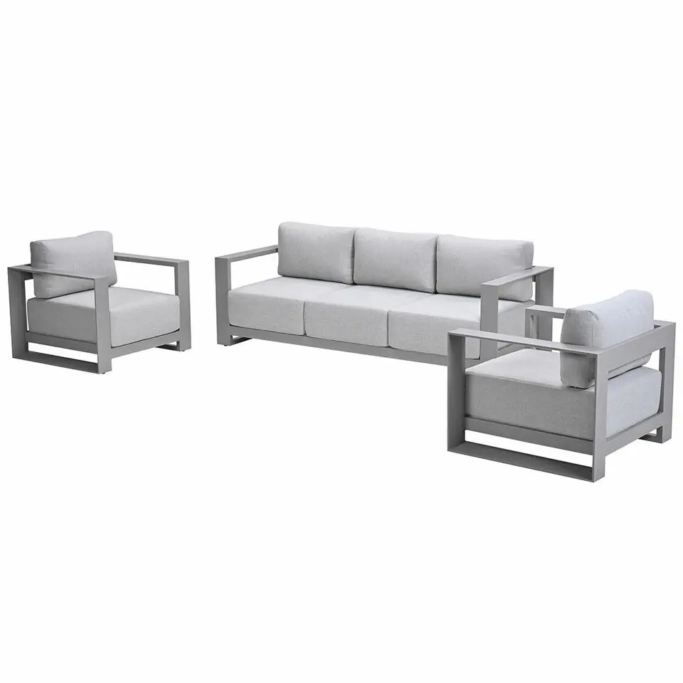 Garden Impressions Malakka loungeset 3-delig taupe