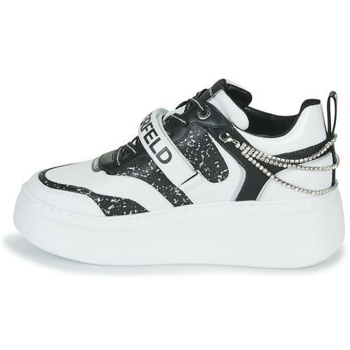 Karl Lagerfeld - ANAKAPRI Krystal Strap Lo Lace Blanco / Negro