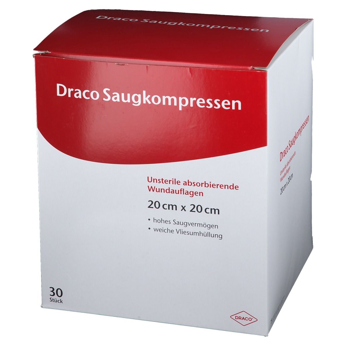Draco Saugkompressen 20 x 20 cm unsteril