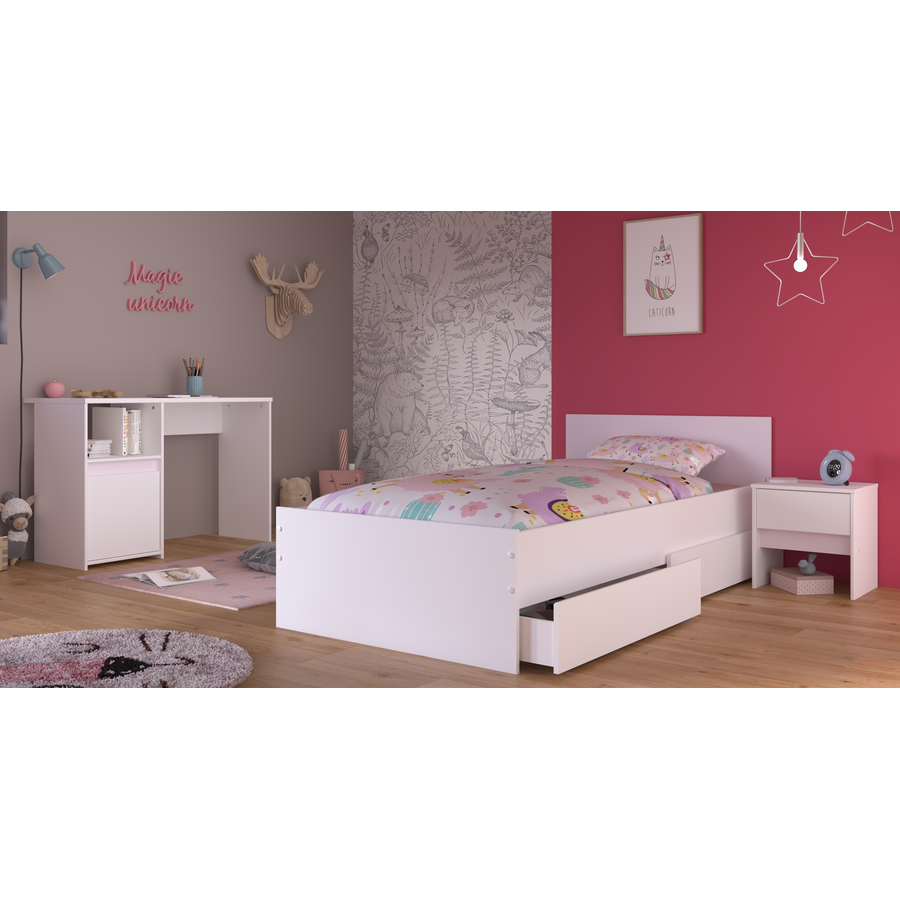 Parisot Kinderzimmer Set 4tlg Pirouette 27  Weiß Weiß