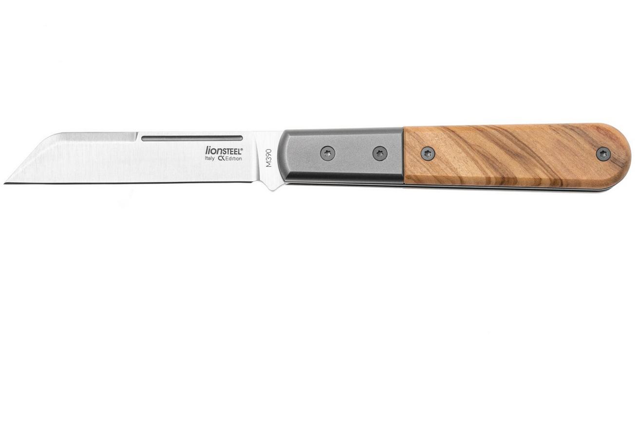 LionSteel Dom Barlow CK0115-UL Olijfhout, zakmes