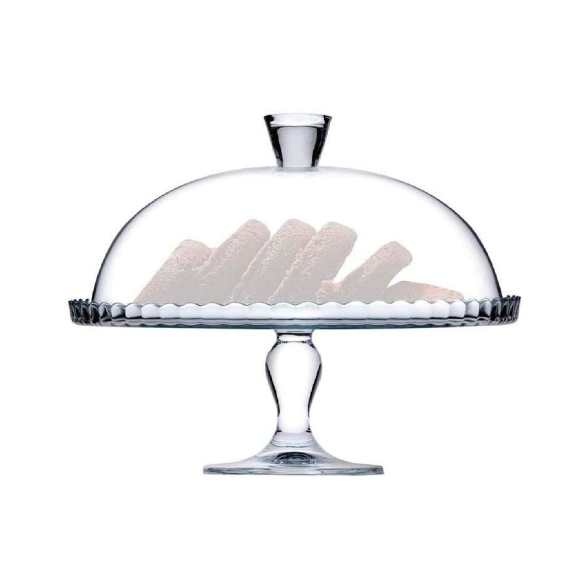 Etagere mit Glocke Pasabahce 32 cm Tortenständer