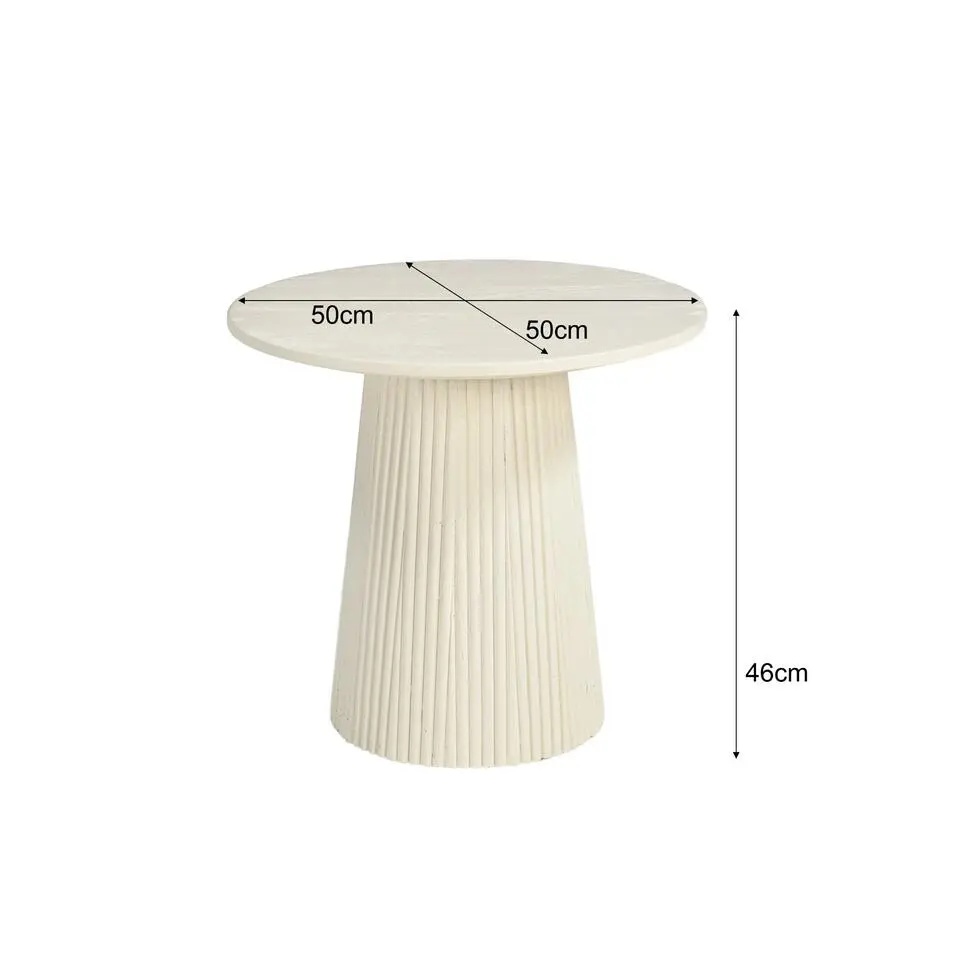Livingfurn - Salontafel - Patrice 50cm - Beige
