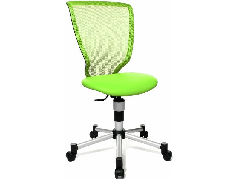 Topstar Kinder Bürostuhl Titan Junior, Grün Mitwachsender Design-Kinder- und Jugenddrehstuhl