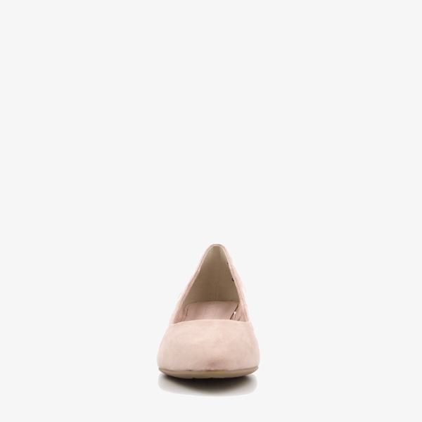 Nova dames pumps met blokhak beige