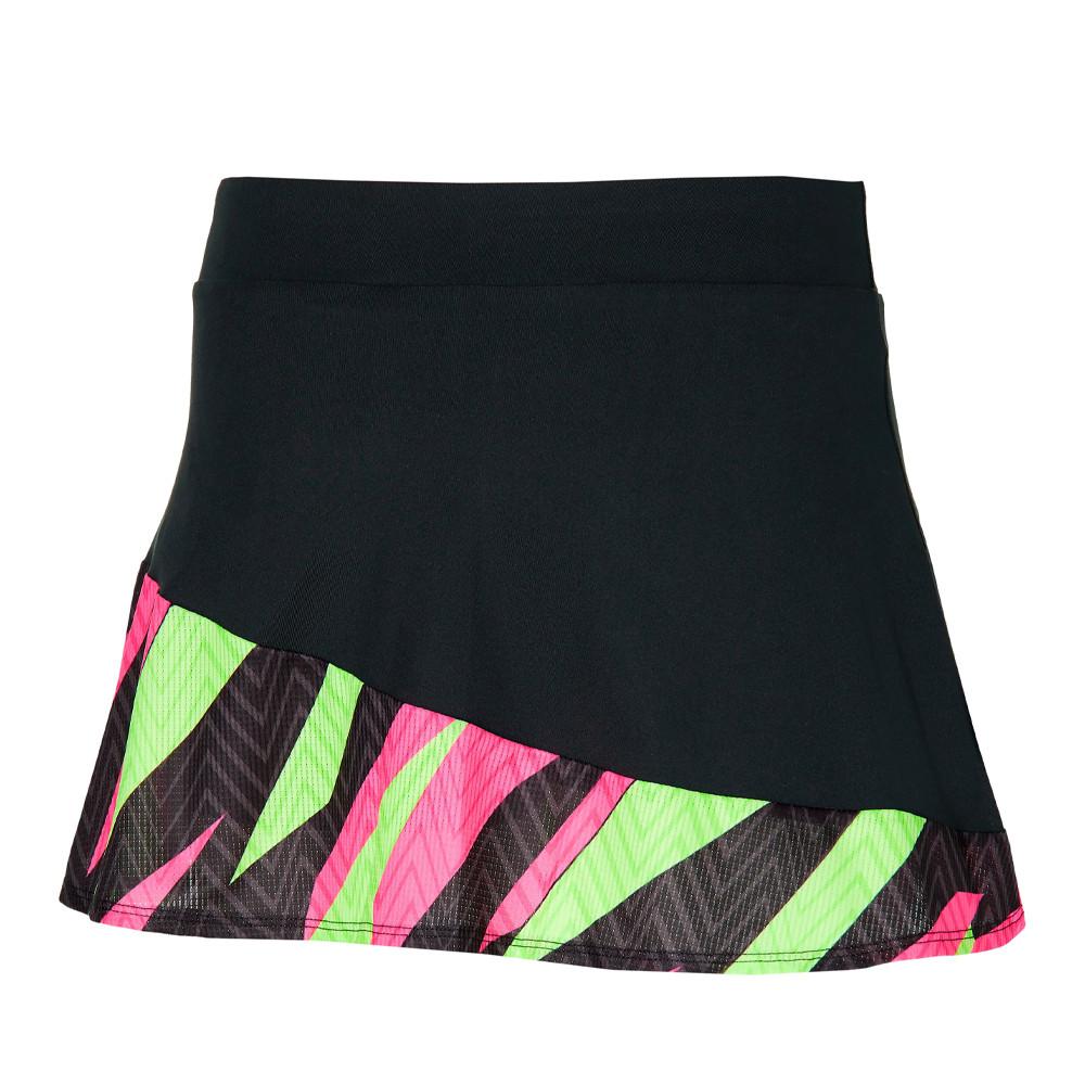 Mizuno Jupe de Tennis Noir Femme Mizuno Flying Skirt