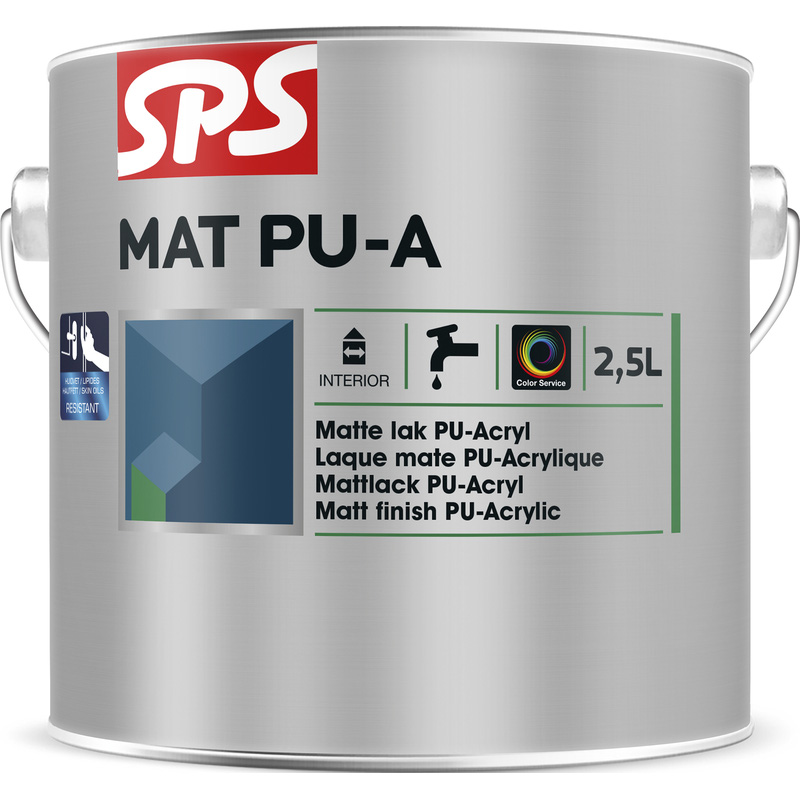 SPS Mat PU-A 2,5L wit