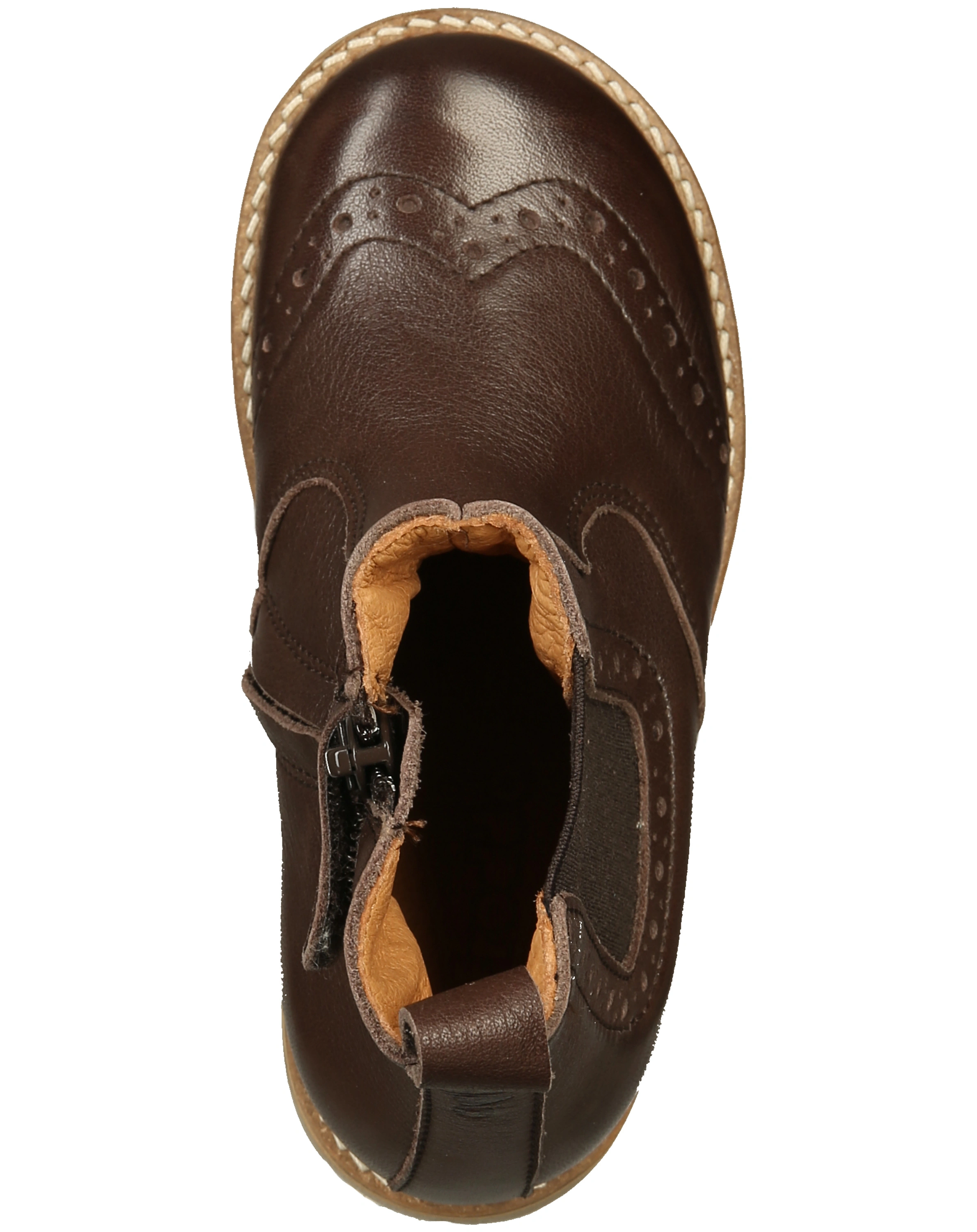 Chelsea-Boots CHELYS BROGUE in dark brown
