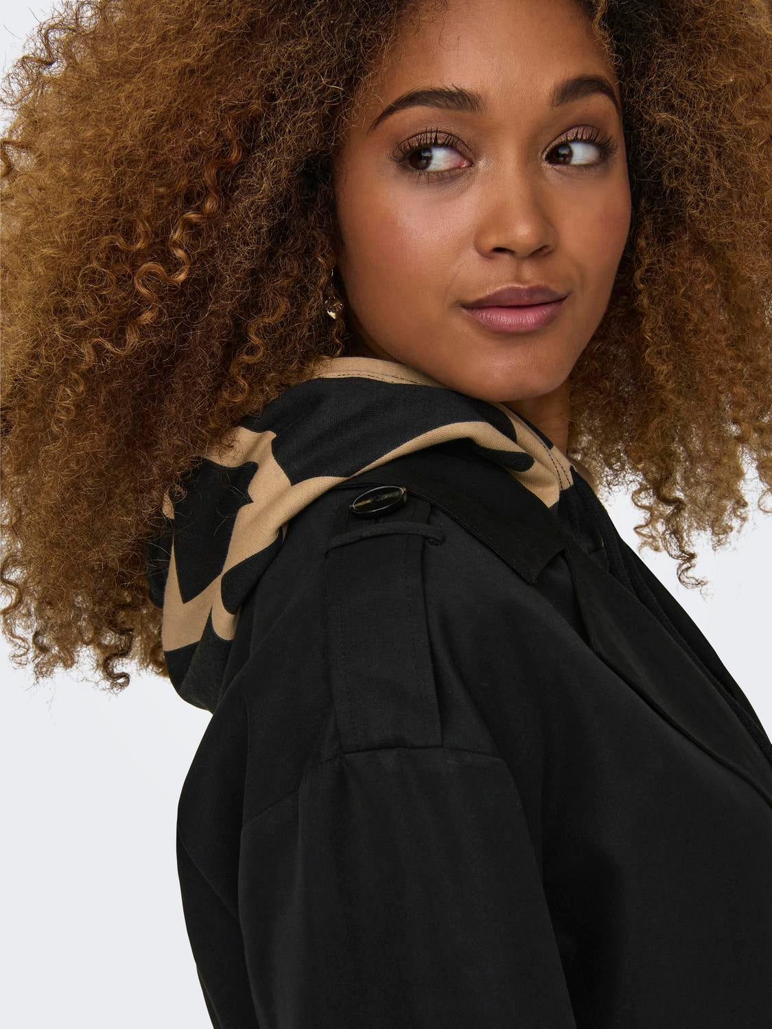 ONLLINE Trenchcoat Black