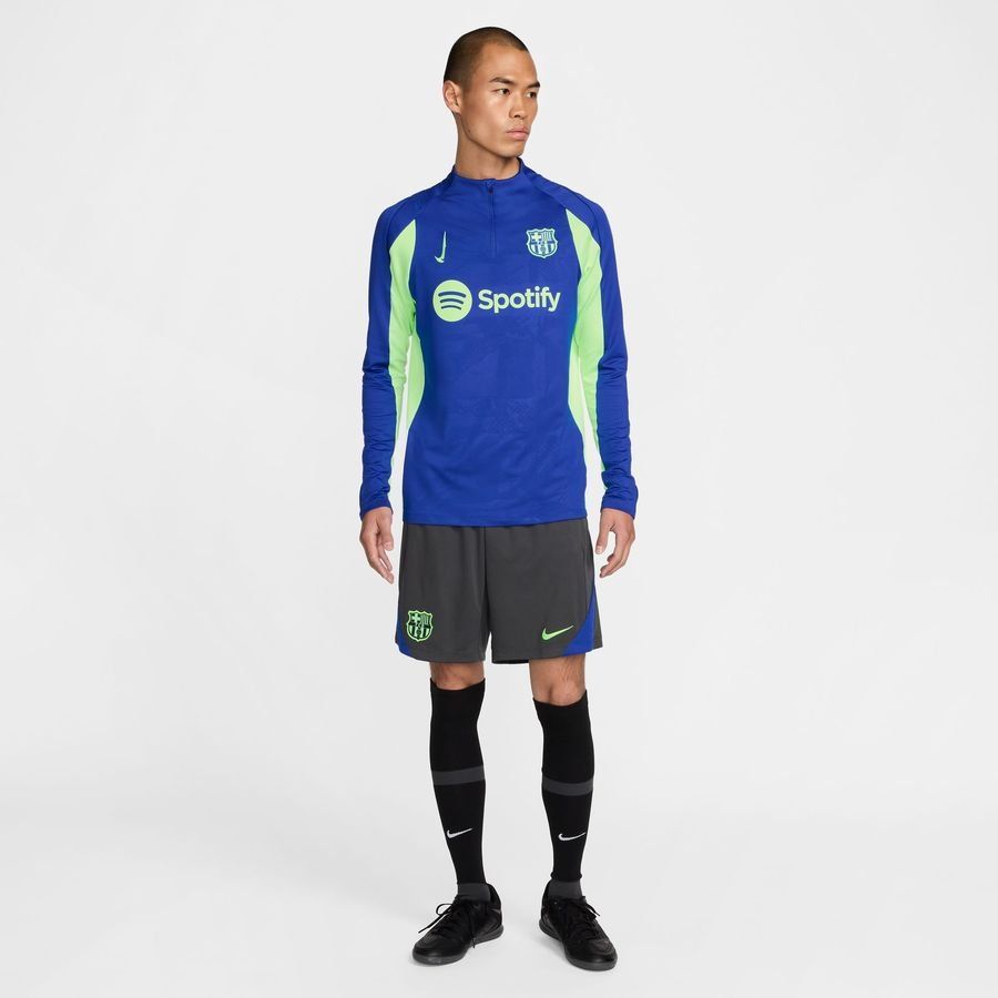 FC Barcelone Short d'Entraînement Dri-FIT Strike 3ème - Gris/Bleu Royal/Vert
