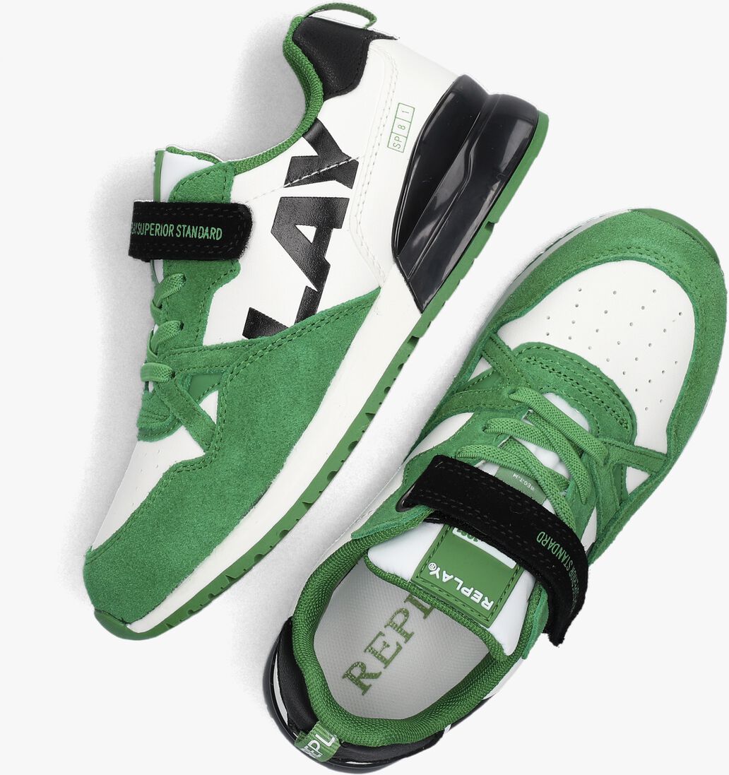 REPLAY groene replay lage sneakers shoot jr8