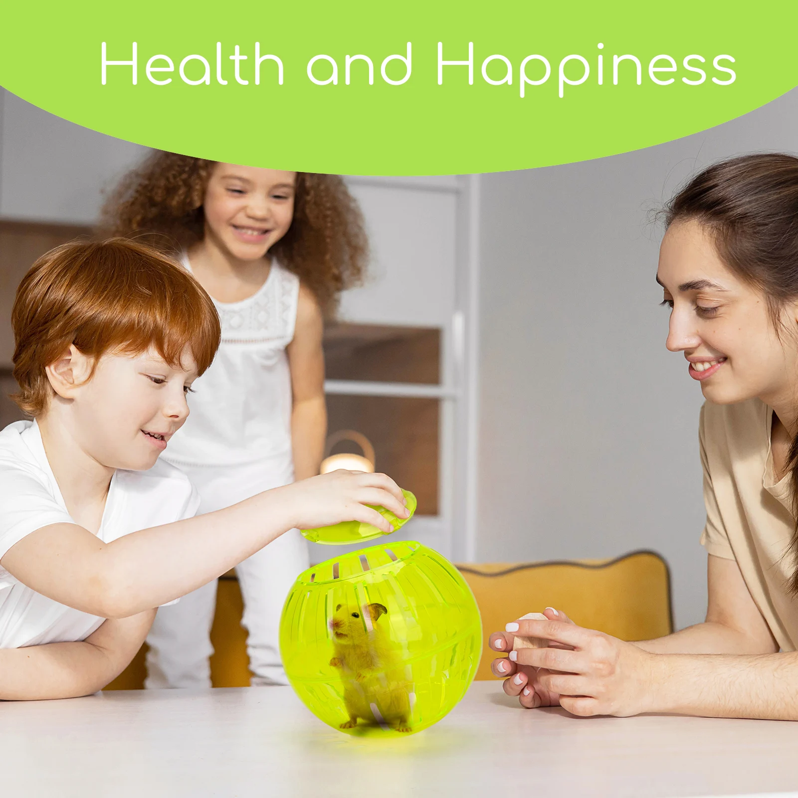 Bola de Exercícios Nobleza para Hamster, 14cm, Ideal para Corrida e Corrida. Mini Bola de Exercícios Fofa para Hamsters Anões Aliviar o Tédio e Aumentar a Atividade (M)