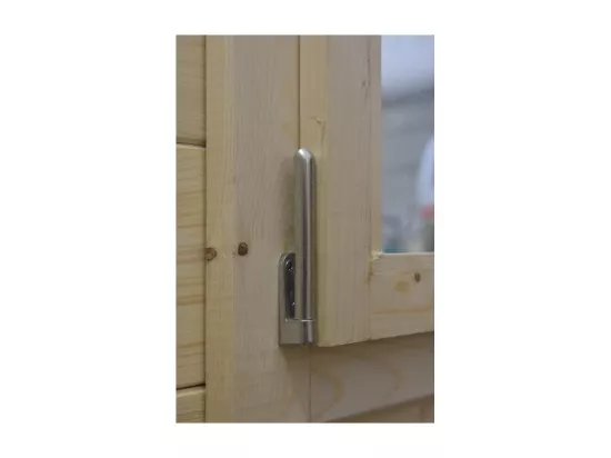 Abri de jardin en bois - 36m2 - 6x6m - Ep. 40mm - Couleur: naturel - DOM749 - ALTANKA