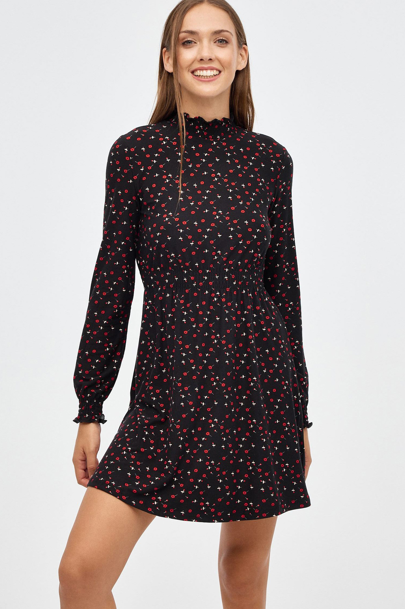 Vestido com estampa floral