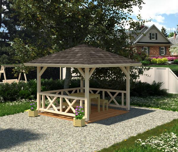 Palmako Pavillon Betty, ca. B386/H323/T386 cm
