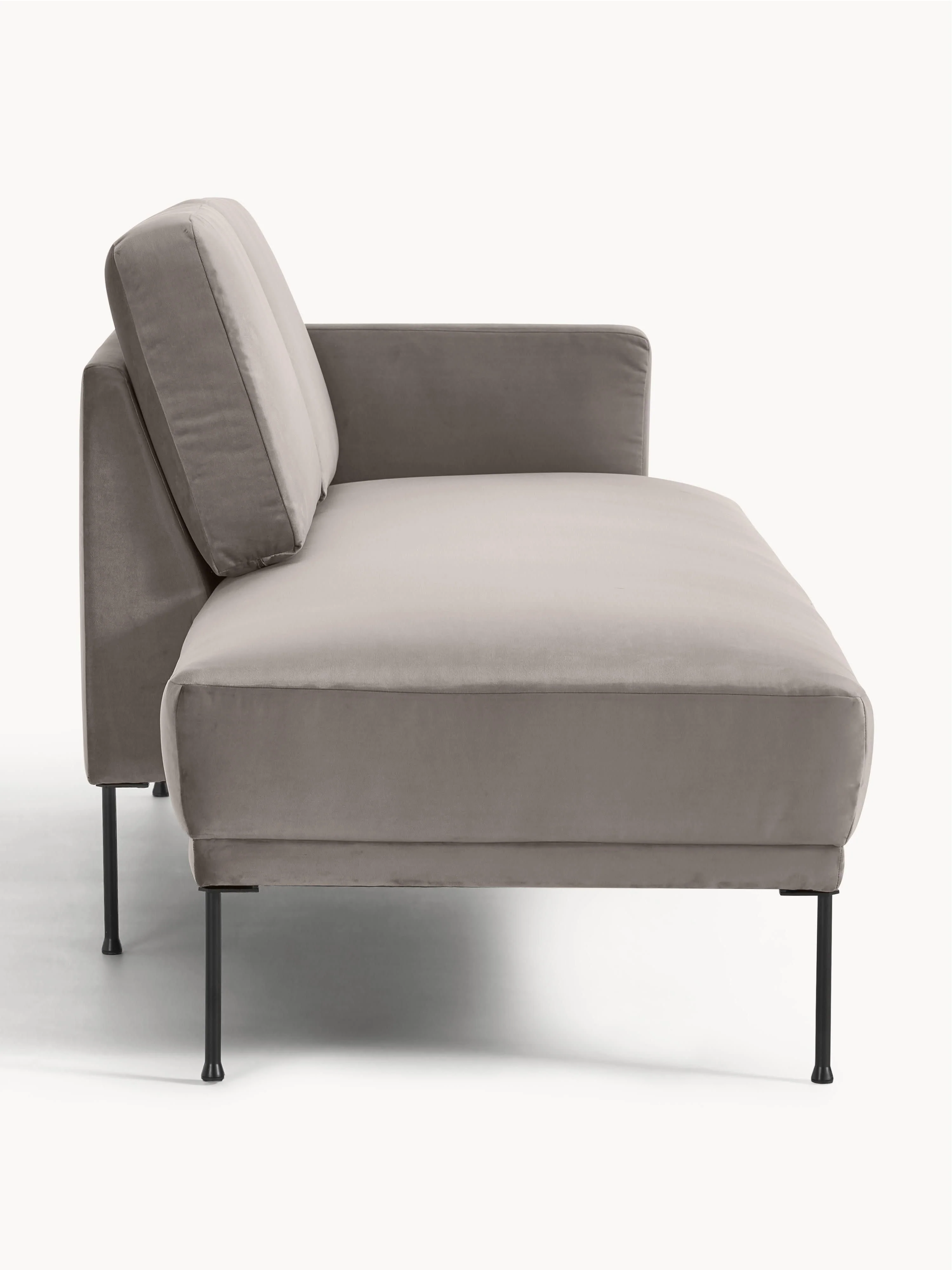 Fluwelen chaise longue Fluente