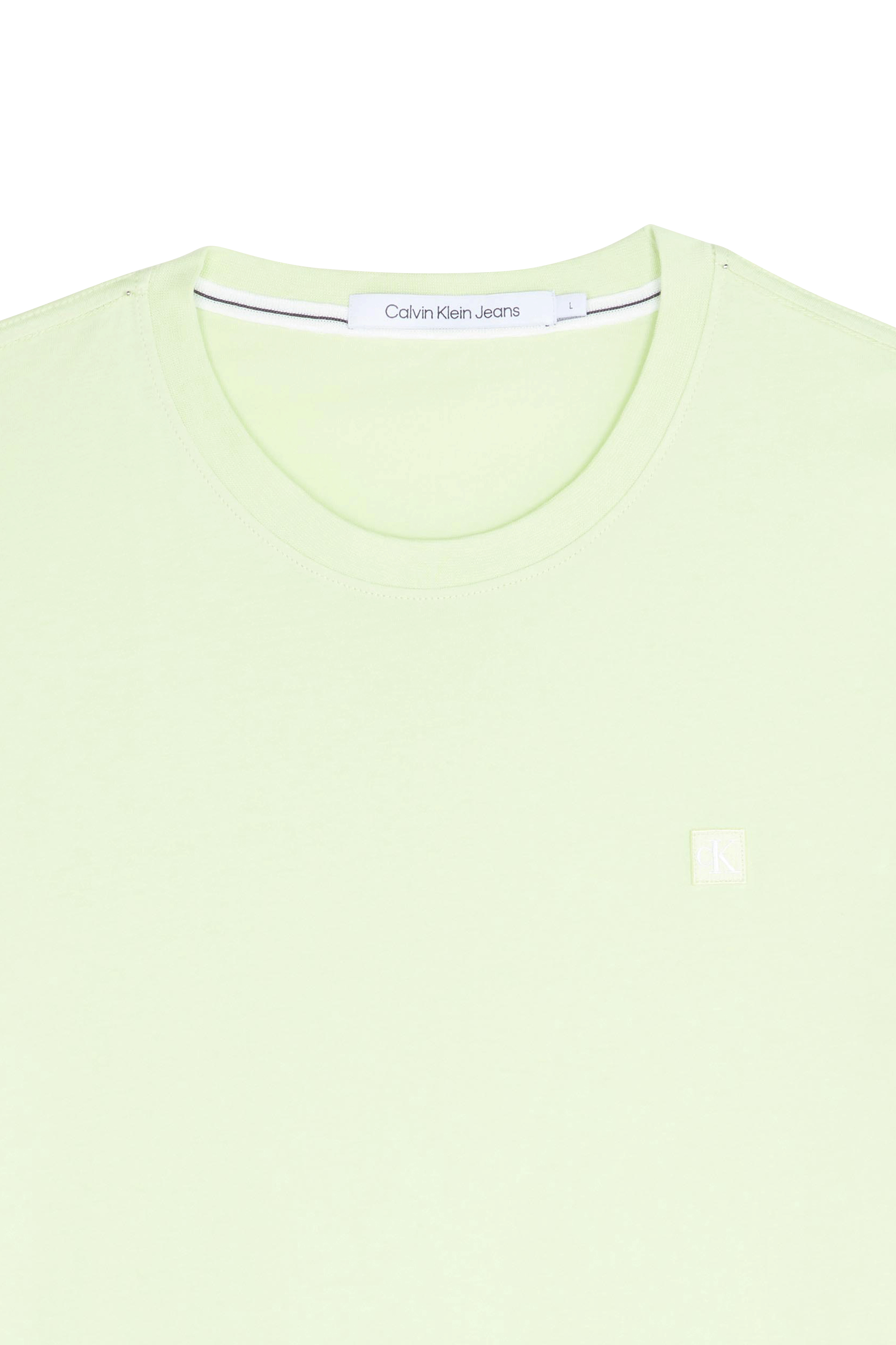 CALVIN KLEIN JEANS T-shirt CK EMBRO BADGE TEE Vert