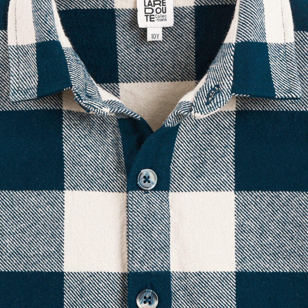 COLEÇÕES LA REDOUTE<br>Camisa xadrez de flanela